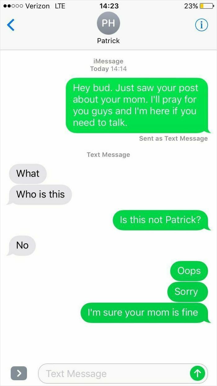 83 Of The Funniest ‘Wrong Number’ Texts To Make You Laugh And Cringe (New Pics) 83 Of The Funniest ‘Wrong Number’ Texts To Make You Laugh And Cringe (New Pics)