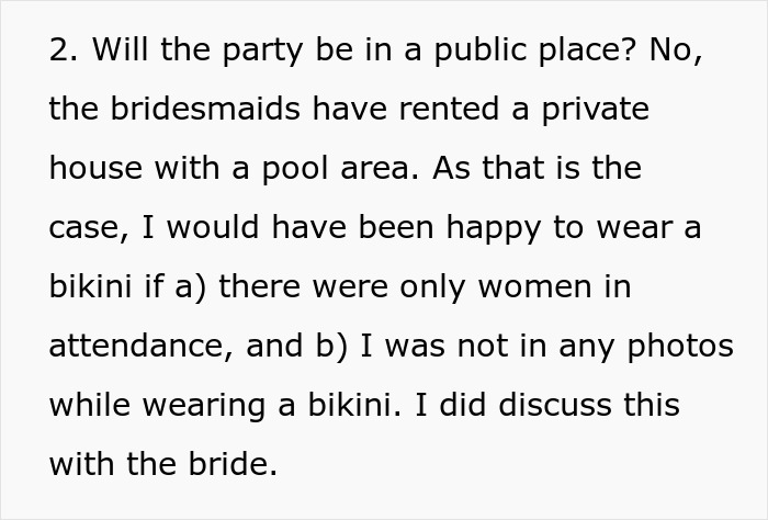 Family Accuses Muslim DIL Of Tearing Family Apart Because She Won’t Wear Bikini To Bridal Party Family Accuses Muslim DIL Of Tearing Family Apart Because She Won’t Wear Bikini To Bridal Party