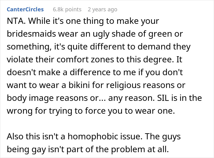 Family Accuses Muslim DIL Of Tearing Family Apart Because She Won’t Wear Bikini To Bridal Party Family Accuses Muslim DIL Of Tearing Family Apart Because She Won’t Wear Bikini To Bridal Party