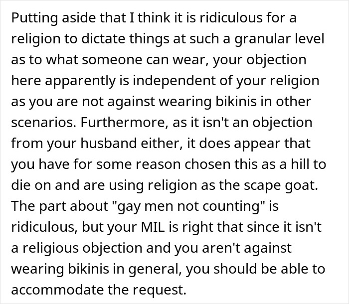 Family Accuses Muslim DIL Of Tearing Family Apart Because She Won’t Wear Bikini To Bridal Party Family Accuses Muslim DIL Of Tearing Family Apart Because She Won’t Wear Bikini To Bridal Party