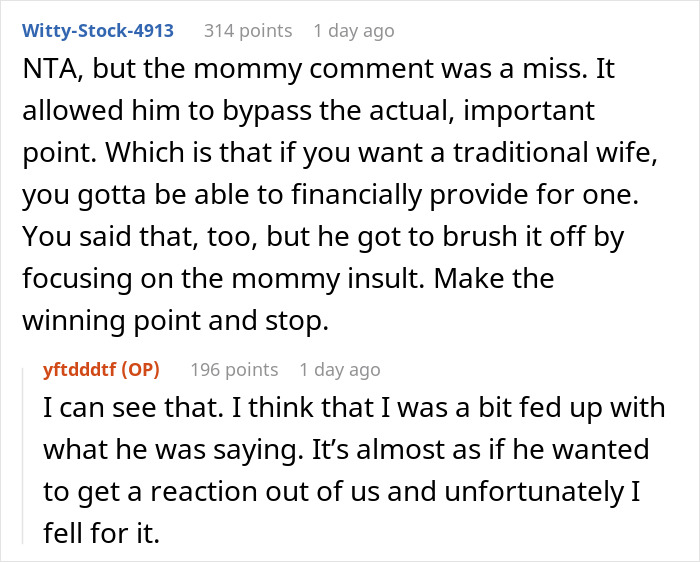 Toxic Man Vents About Traditional Wives, Gets Upset When Someone Pokes Holes In His ‘Logic’ Toxic Man Vents About Traditional Wives, Gets Upset When Someone Pokes Holes In His ‘Logic’