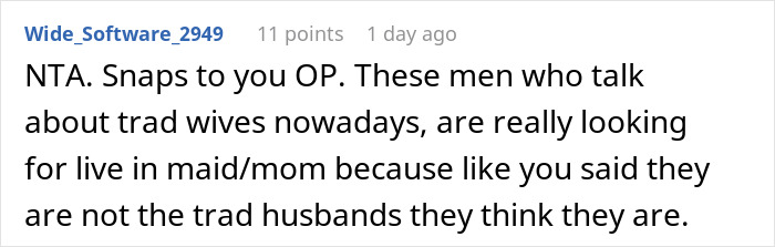 Toxic Man Vents About Traditional Wives, Gets Upset When Someone Pokes Holes In His ‘Logic’ Toxic Man Vents About Traditional Wives, Gets Upset When Someone Pokes Holes In His ‘Logic’