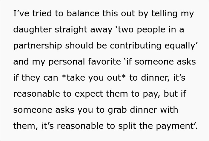 Dad Calls Out Wife After She Teaches Their Daughter To Treat Her Boyfriend Like A Personal ATM Dad Calls Out Wife After She Teaches Their Daughter To Treat Her Boyfriend Like A Personal ATM