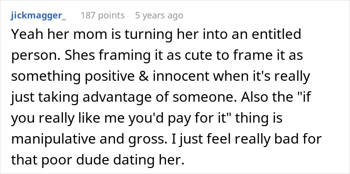 Dad Calls Out Wife After She Teaches Their Daughter To Treat Her Boyfriend Like A Personal ATM Dad Calls Out Wife After She Teaches Their Daughter To Treat Her Boyfriend Like A Personal ATM