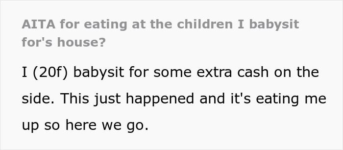 “Looked At Me Puzzled”: Parents Balk After Babysitter Confesses To Having Two Slices Of Pizza “Looked At Me Puzzled”: Parents Balk After Babysitter Confesses To Having Two Slices Of Pizza