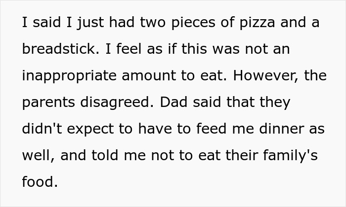 “Looked At Me Puzzled”: Parents Balk After Babysitter Confesses To Having Two Slices Of Pizza “Looked At Me Puzzled”: Parents Balk After Babysitter Confesses To Having Two Slices Of Pizza