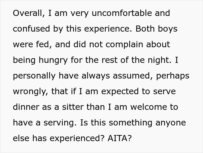 “Looked At Me Puzzled”: Parents Balk After Babysitter Confesses To Having Two Slices Of Pizza “Looked At Me Puzzled”: Parents Balk After Babysitter Confesses To Having Two Slices Of Pizza