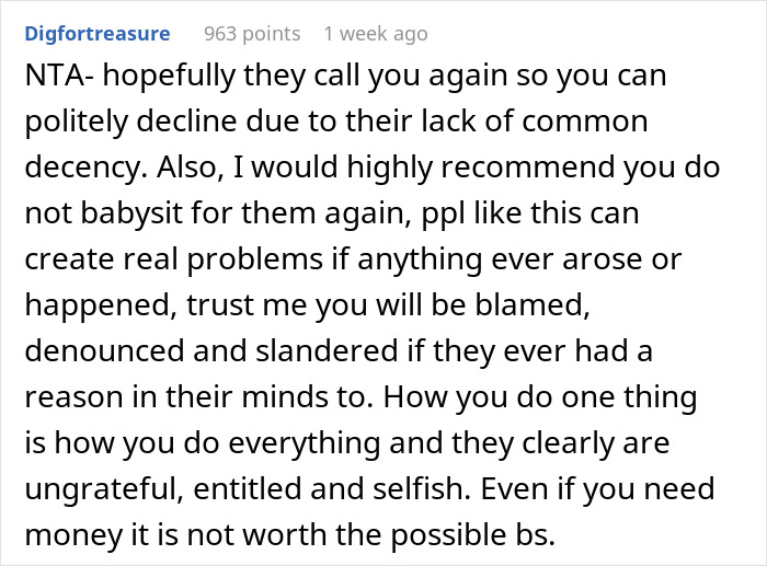 “Looked At Me Puzzled”: Parents Balk After Babysitter Confesses To Having Two Slices Of Pizza “Looked At Me Puzzled”: Parents Balk After Babysitter Confesses To Having Two Slices Of Pizza