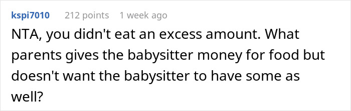 “Looked At Me Puzzled”: Parents Balk After Babysitter Confesses To Having Two Slices Of Pizza “Looked At Me Puzzled”: Parents Balk After Babysitter Confesses To Having Two Slices Of Pizza