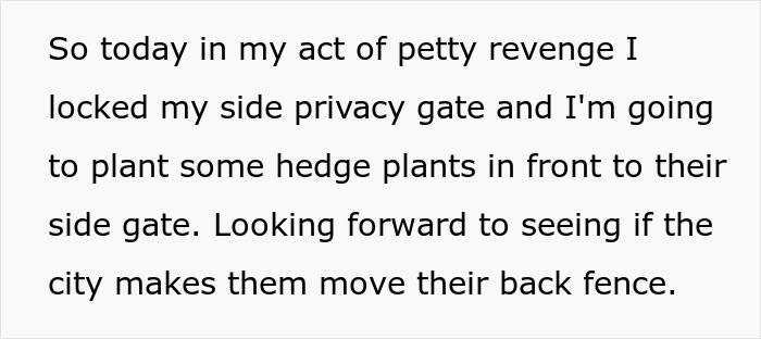 Karen Tries To Get Neighbor Fined Over A Fence, Her Plan Backfires As Her Yard Gets Checked Instead Karen Tries To Get Neighbor Fined Over A Fence, Her Plan Backfires As Her Yard Gets Checked Instead