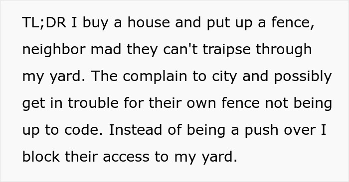 Karen Tries To Get Neighbor Fined Over A Fence, Her Plan Backfires As Her Yard Gets Checked Instead Karen Tries To Get Neighbor Fined Over A Fence, Her Plan Backfires As Her Yard Gets Checked Instead