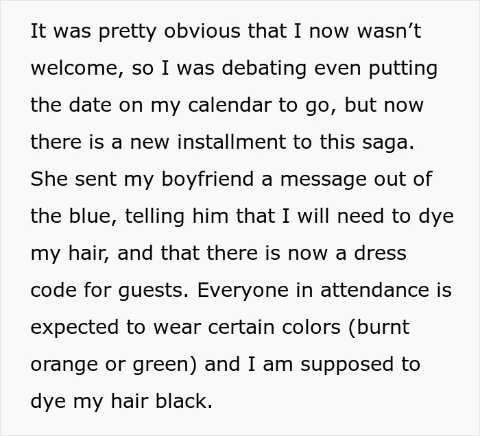 Ginger Woman Stunned After BF’s Sis Wants Her To Dye Her Hair Black For The Wedding, Says No Way Ginger Woman Stunned After BF’s Sis Wants Her To Dye Her Hair Black For The Wedding, Says No Way