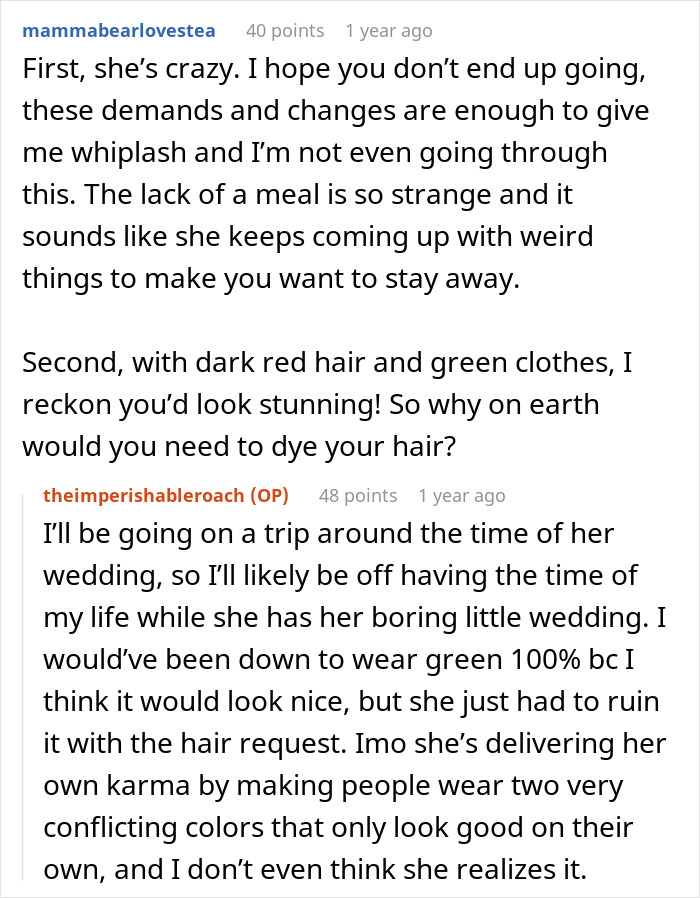 Ginger Woman Stunned After BF’s Sis Wants Her To Dye Her Hair Black For The Wedding, Says No Way Ginger Woman Stunned After BF’s Sis Wants Her To Dye Her Hair Black For The Wedding, Says No Way