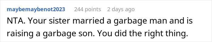 “Boys Will Be Boys”: Woman Doesn’t Stop Hubby Or Son’s Entitled Behavior, Sis Kicks Them Out “Boys Will Be Boys”: Woman Doesn’t Stop Hubby Or Son’s Entitled Behavior, Sis Kicks Them Out