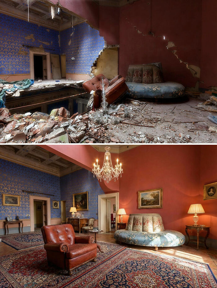 I Photograph Abandoned Places And Used AI To Show What They Looked Like Before Decay (20 Pics) I Photograph Abandoned Places And Used AI To Show What They Looked Like Before Decay (20 Pics)