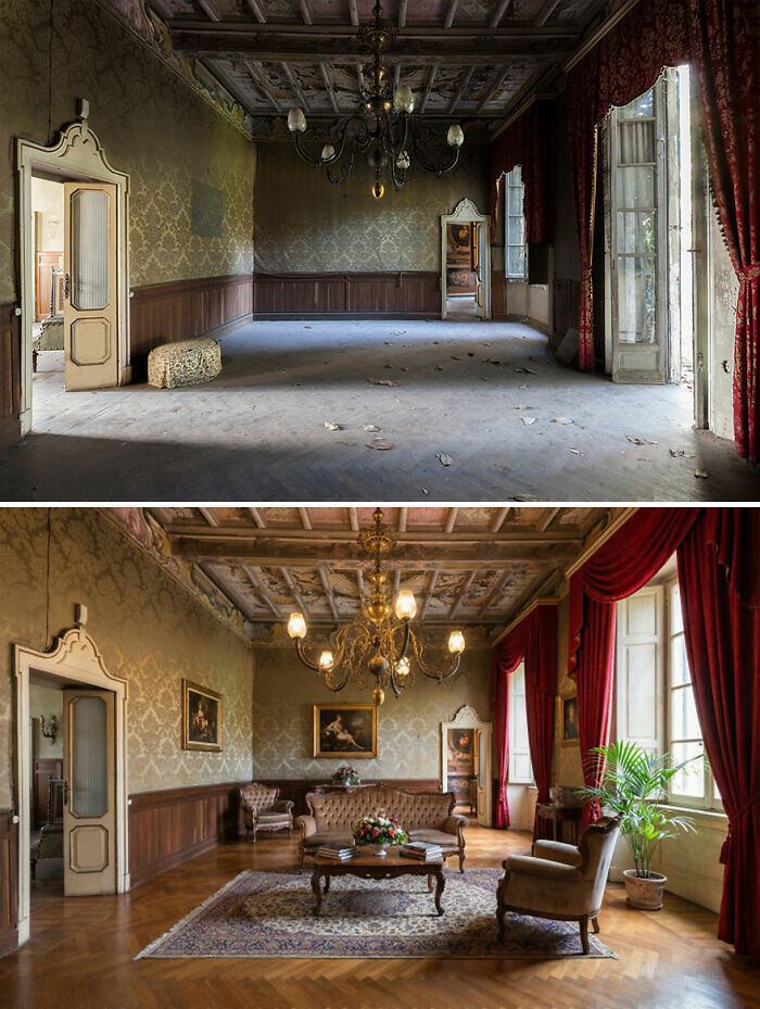 I Photograph Abandoned Places And Used AI To Show What They Looked Like Before Decay (20 Pics) I Photograph Abandoned Places And Used AI To Show What They Looked Like Before Decay (20 Pics)