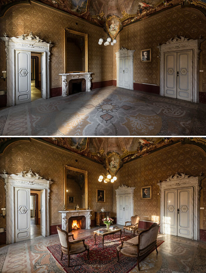 I Photograph Abandoned Places And Used AI To Show What They Looked Like Before Decay (20 Pics) I Photograph Abandoned Places And Used AI To Show What They Looked Like Before Decay (20 Pics)