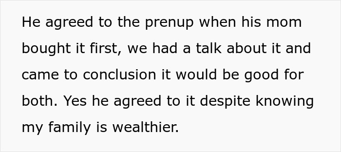 Future In-Laws Demand Woman Sign A Prenup, Backtrack After They Get A Whiff Of Her Wealthy Fam Future In-Laws Demand Woman Sign A Prenup, Backtrack After They Get A Whiff Of Her Wealthy Fam