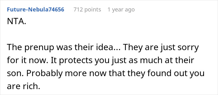 Future In-Laws Demand Woman Sign A Prenup, Backtrack After They Get A Whiff Of Her Wealthy Fam Future In-Laws Demand Woman Sign A Prenup, Backtrack After They Get A Whiff Of Her Wealthy Fam