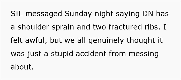 Fam Visit Ends With Teen’s Sprain And Cracked Ribs, Mom Learns Son’s “Accident” Was No Accident Fam Visit Ends With Teen’s Sprain And Cracked Ribs, Mom Learns Son’s “Accident” Was No Accident