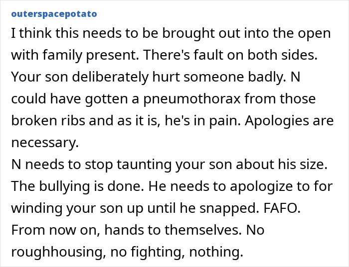 Fam Visit Ends With Teen’s Sprain And Cracked Ribs, Mom Learns Son’s “Accident” Was No Accident Fam Visit Ends With Teen’s Sprain And Cracked Ribs, Mom Learns Son’s “Accident” Was No Accident