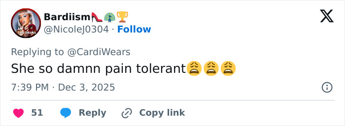 “So Gross”: Cardi B Slammed After Getting New Set Of Neck And Back Piercings