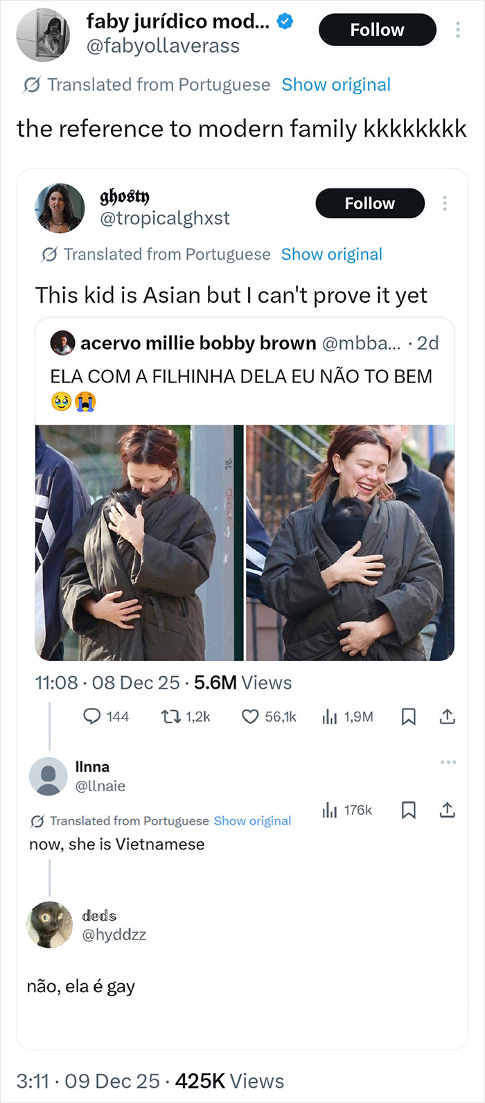 Viral Theory About Millie Bobby Brown’s Newborn Daughter Emerges After New Pics Viral Theory About Millie Bobby Brown’s Newborn Daughter Emerges After New Pics