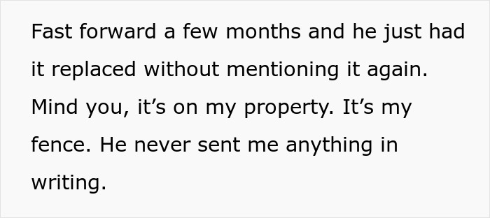 Man Refuses To Cough Up $2000 After Neighbor Replaces His Rotten Fence Without Any Agreement Man Refuses To Cough Up $2000 After Neighbor Replaces His Rotten Fence Without Any Agreement
