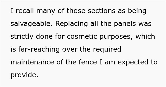 Man Refuses To Cough Up $2000 After Neighbor Replaces His Rotten Fence Without Any Agreement Man Refuses To Cough Up $2000 After Neighbor Replaces His Rotten Fence Without Any Agreement