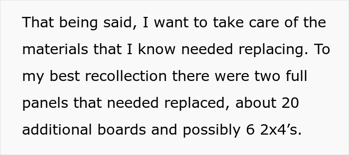 Man Refuses To Cough Up $2000 After Neighbor Replaces His Rotten Fence Without Any Agreement Man Refuses To Cough Up $2000 After Neighbor Replaces His Rotten Fence Without Any Agreement