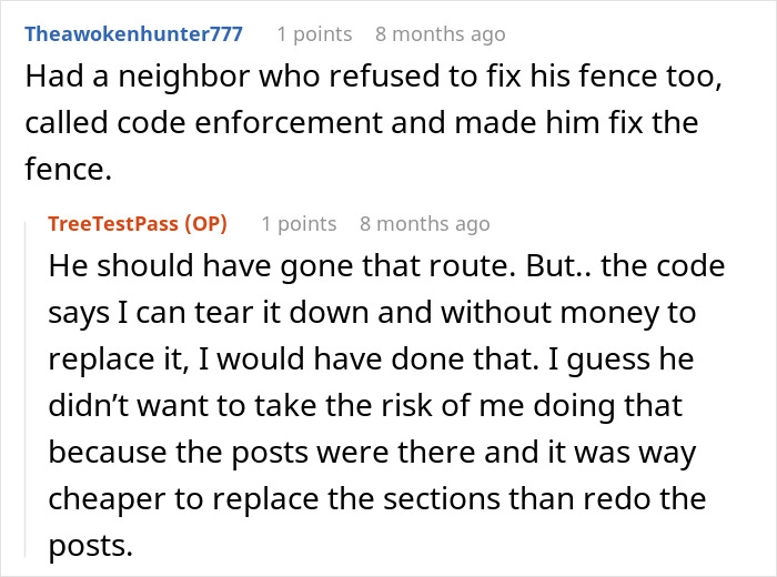 Man Refuses To Cough Up $2000 After Neighbor Replaces His Rotten Fence Without Any Agreement Man Refuses To Cough Up $2000 After Neighbor Replaces His Rotten Fence Without Any Agreement