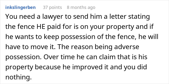 Man Refuses To Cough Up $2000 After Neighbor Replaces His Rotten Fence Without Any Agreement Man Refuses To Cough Up $2000 After Neighbor Replaces His Rotten Fence Without Any Agreement