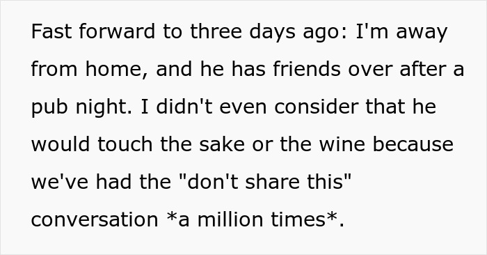 Woman Brings Souvenir Wines From Abroad, Absolutely Livid After Hubby Drinks Them With His Buddies Woman Brings Souvenir Wines From Abroad, Absolutely Livid After Hubby Drinks Them With His Buddies