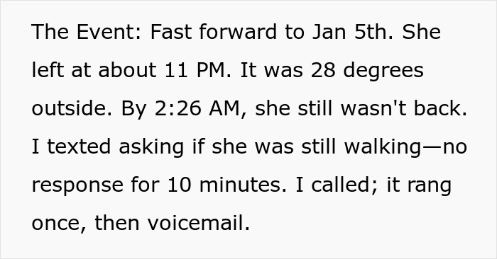 Man Ends 16-Year Marriage After Tracking Wife’s Phone And Seeing Where She Went On Night “Walks” Man Ends 16-Year Marriage After Tracking Wife’s Phone And Seeing Where She Went On Night “Walks”
