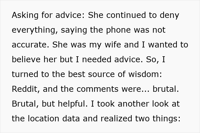 Man Ends 16-Year Marriage After Tracking Wife’s Phone And Seeing Where She Went On Night “Walks” Man Ends 16-Year Marriage After Tracking Wife’s Phone And Seeing Where She Went On Night “Walks”