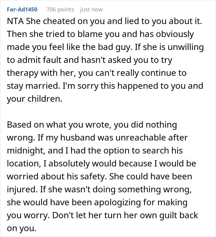 Man Ends 16-Year Marriage After Tracking Wife’s Phone And Seeing Where She Went On Night “Walks” Man Ends 16-Year Marriage After Tracking Wife’s Phone And Seeing Where She Went On Night “Walks”
