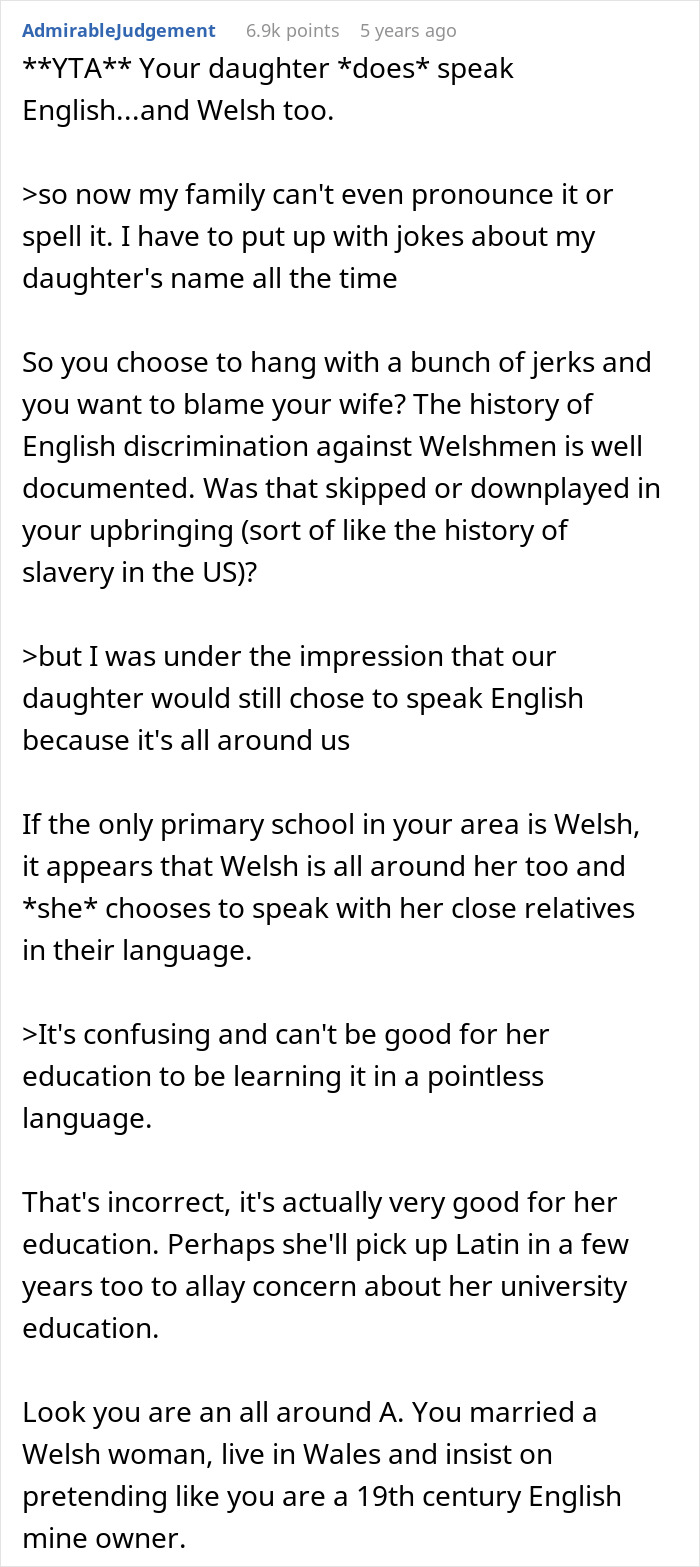 Dad Calls Mom’s Native Language ‘Pointless,’ Bans Daughter From Using It, Gets Reality Check Fast Dad Calls Mom’s Native Language ‘Pointless,’ Bans Daughter From Using It, Gets Reality Check Fast