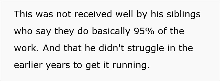 Man Upset As Dad Didn’t Pass On His Craft Skills To Him, While Half-Bros Start A Business With It Man Upset As Dad Didn’t Pass On His Craft Skills To Him, While Half-Bros Start A Business With It