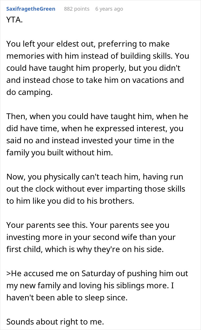 Man Upset As Dad Didn’t Pass On His Craft Skills To Him, While Half-Bros Start A Business With It Man Upset As Dad Didn’t Pass On His Craft Skills To Him, While Half-Bros Start A Business With It