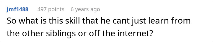 Man Upset As Dad Didn’t Pass On His Craft Skills To Him, While Half-Bros Start A Business With It Man Upset As Dad Didn’t Pass On His Craft Skills To Him, While Half-Bros Start A Business With It