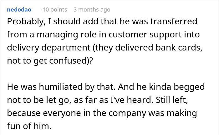 Boss Keeps Threatening Employee With Termination, Becomes The One Getting Fired From His Position Boss Keeps Threatening Employee With Termination, Becomes The One Getting Fired From His Position