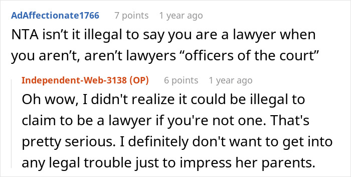 Man Wonders If His Relationship Is Doomed After His GF Pressures Him To Lie About His Career Man Wonders If His Relationship Is Doomed After His GF Pressures Him To Lie About His Career
