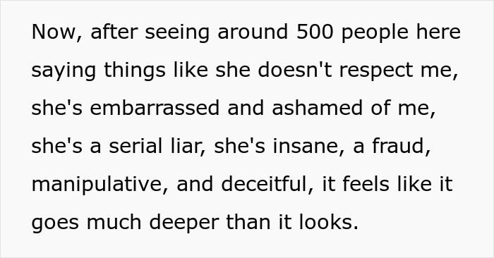 Man Wonders If His Relationship Is Doomed After His GF Pressures Him To Lie About His Career Man Wonders If His Relationship Is Doomed After His GF Pressures Him To Lie About His Career