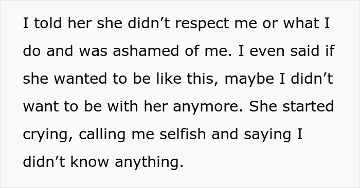 Man Wonders If His Relationship Is Doomed After His GF Pressures Him To Lie About His Career Man Wonders If His Relationship Is Doomed After His GF Pressures Him To Lie About His Career