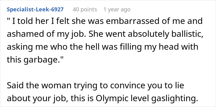 Man Wonders If His Relationship Is Doomed After His GF Pressures Him To Lie About His Career Man Wonders If His Relationship Is Doomed After His GF Pressures Him To Lie About His Career