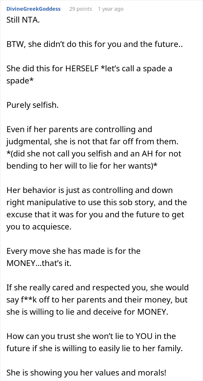 Man Wonders If His Relationship Is Doomed After His GF Pressures Him To Lie About His Career Man Wonders If His Relationship Is Doomed After His GF Pressures Him To Lie About His Career
