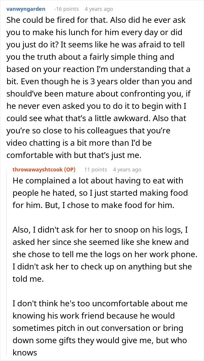 Woman Gets Up At Dawn To Make Lunches For Toxic BF, He Lies About Eating Them For 1.5 Years Woman Gets Up At Dawn To Make Lunches For Toxic BF, He Lies About Eating Them For 1.5 Years