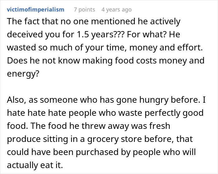 Woman Gets Up At Dawn To Make Lunches For Toxic BF, He Lies About Eating Them For 1.5 Years Woman Gets Up At Dawn To Make Lunches For Toxic BF, He Lies About Eating Them For 1.5 Years