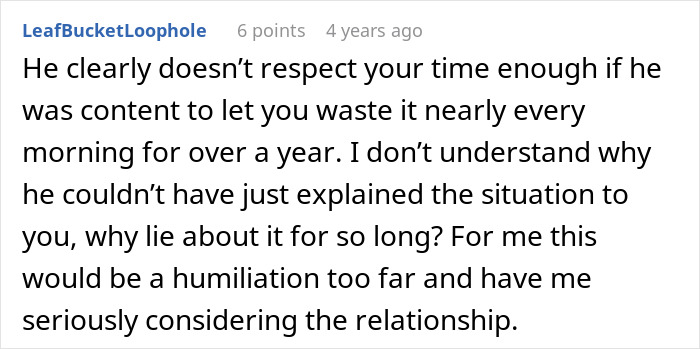 Woman Gets Up At Dawn To Make Lunches For Toxic BF, He Lies About Eating Them For 1.5 Years Woman Gets Up At Dawn To Make Lunches For Toxic BF, He Lies About Eating Them For 1.5 Years