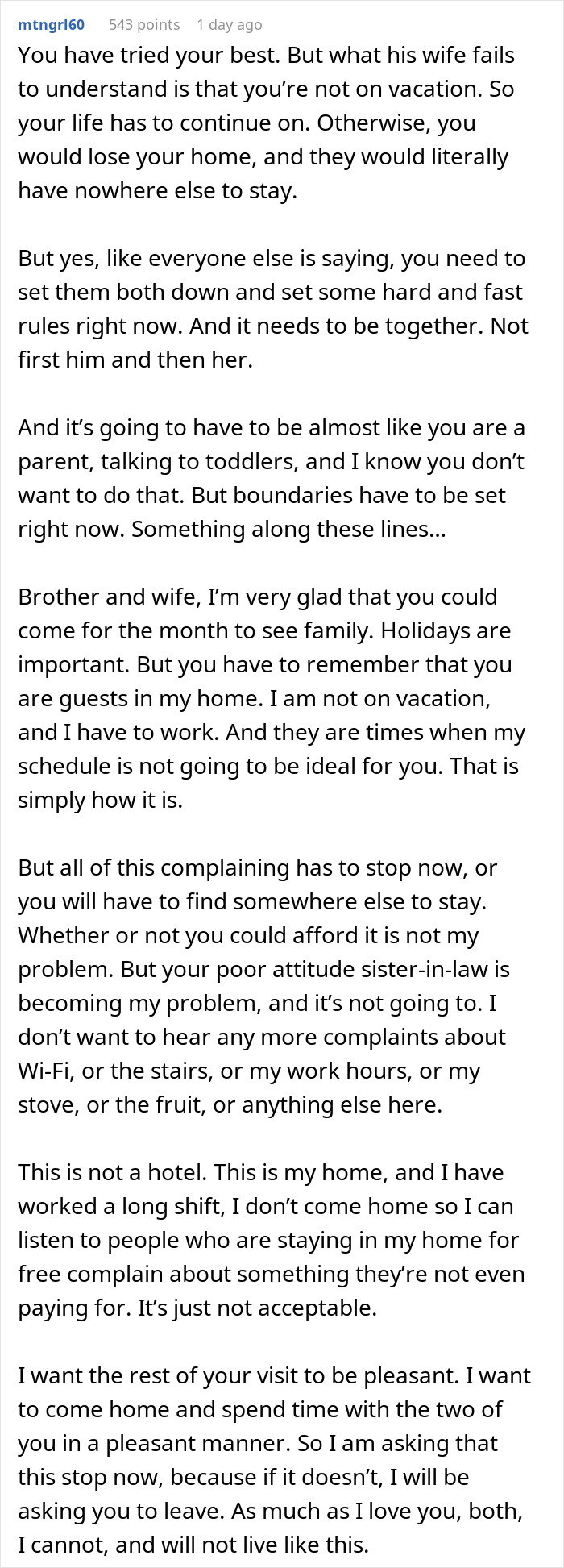 Woman Welcomes Brother’s Family For A Month, His Wife Won’t Stop Complaining Woman Welcomes Brother’s Family For A Month, His Wife Won’t Stop Complaining